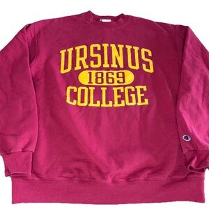 Champion Eco Ursinus College Crewneck Sweatshirt 
Men's Large